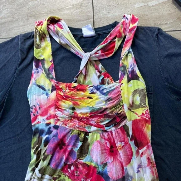 Size Large Boston Proper Floral Tank Top - Picture 5 of 7